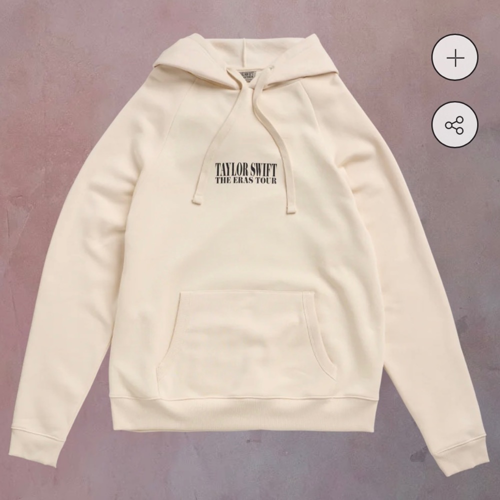 Taylor Swift Beige Hoodie NEW